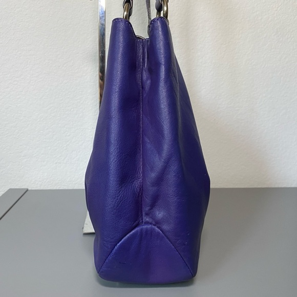 Coach Purple Leather Soho East West Shoulder bag - Picture 5 of 12